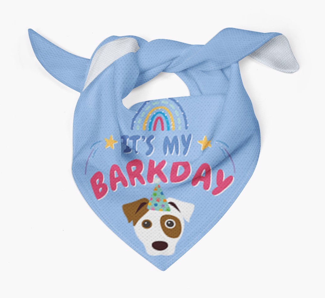 It's My Barkday: Personalized {breedFullName} Bandana