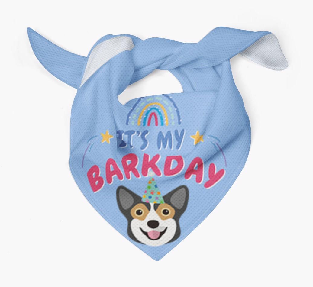 It's My Barkday: Personalized {breedFullName} Bandana
