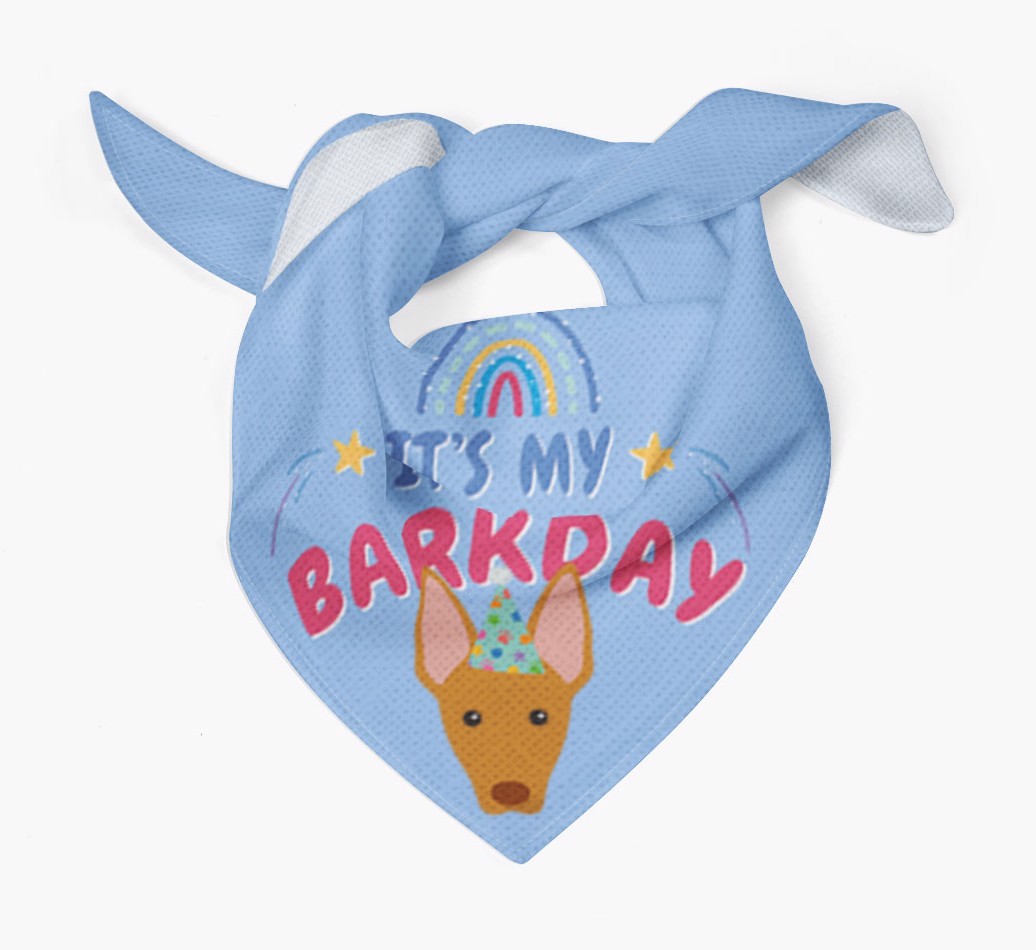 It's My Barkday: Personalised {breedFullName} Bandana