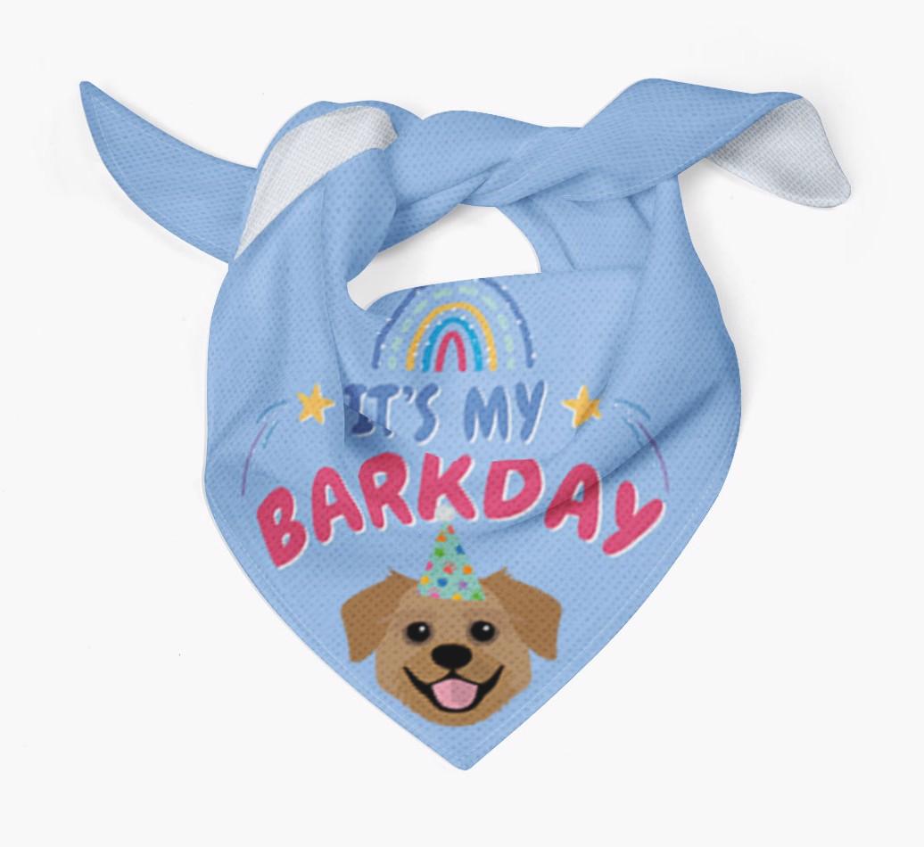 It's My Barkday: Personalized {breedFullName} Bandana