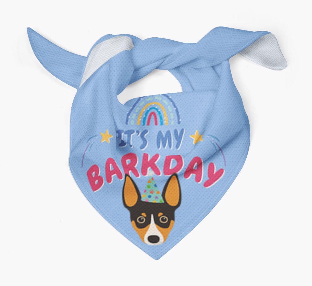 It's My Barkday: Personalized {breedFullName} Bandana