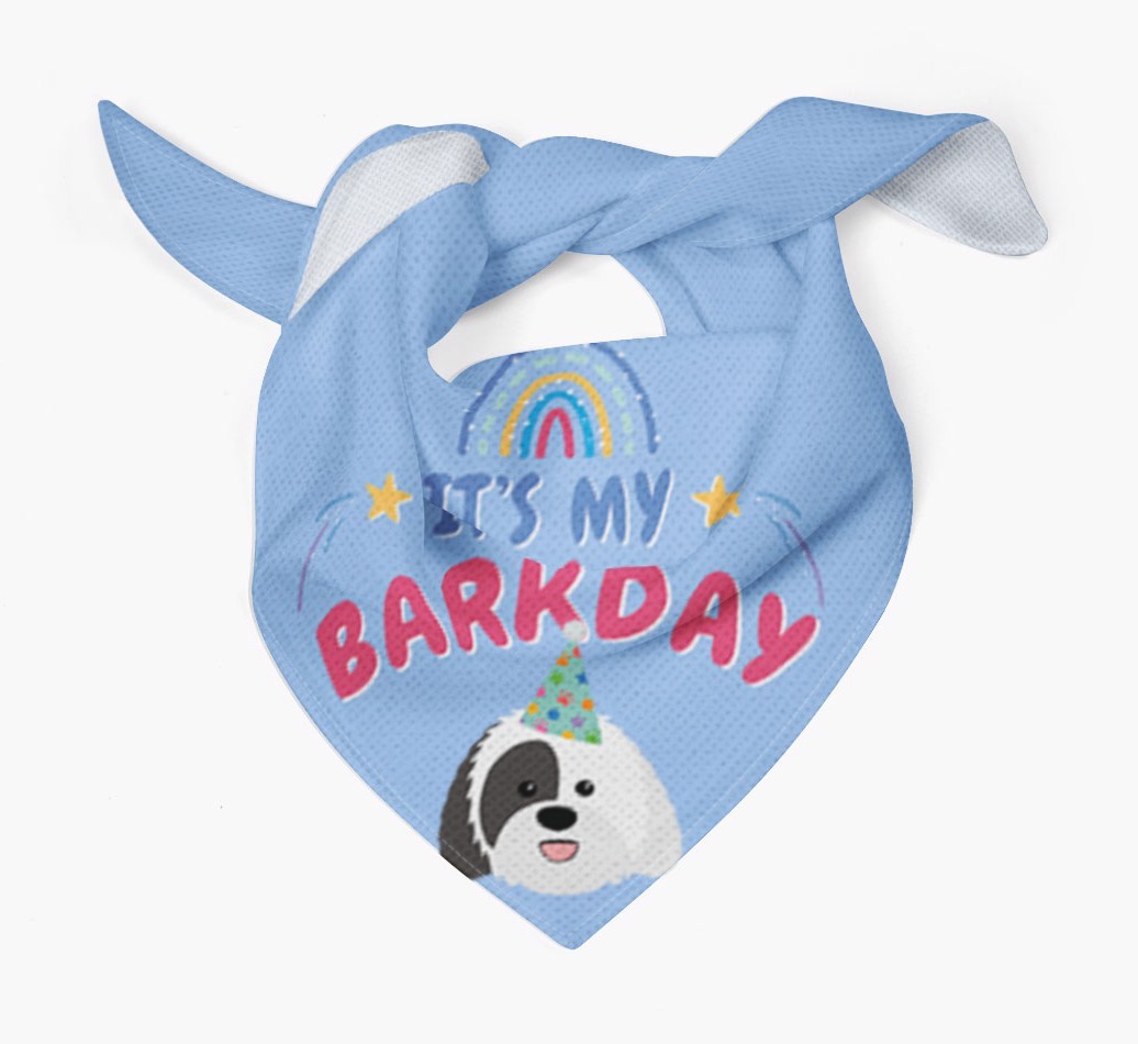 It's My Barkday: Personalized {breedFullName} Bandana