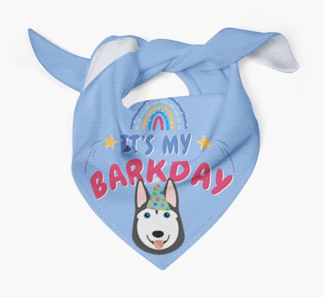 It's My Barkday: Personalized {breedFullName} Bandana