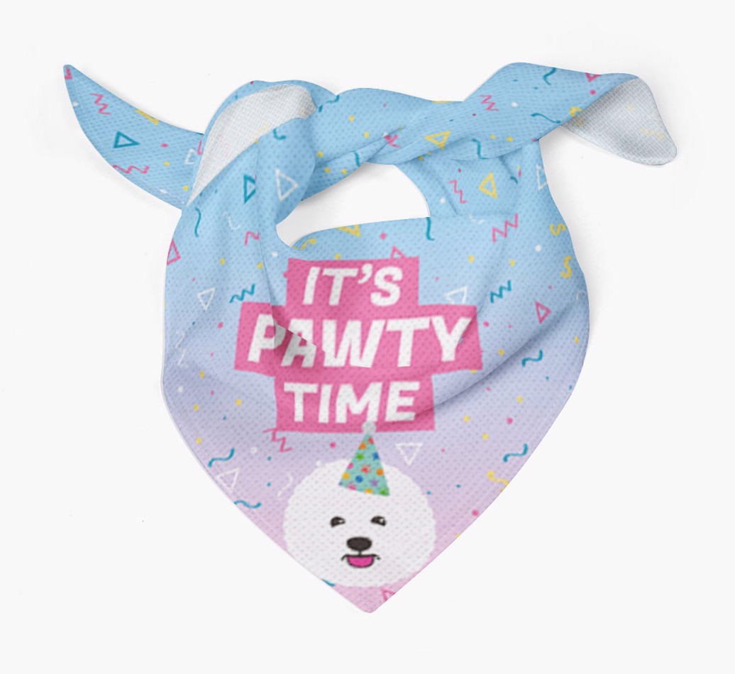 It's Pawty Time: Personalised {breedFullName} Bandana