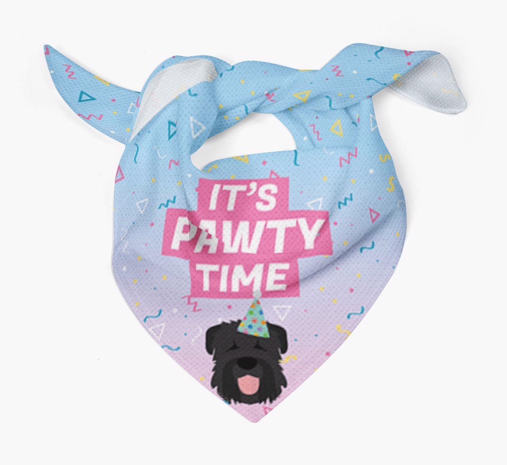 It's Pawty Time: Personalised {breedFullName} Bandana
