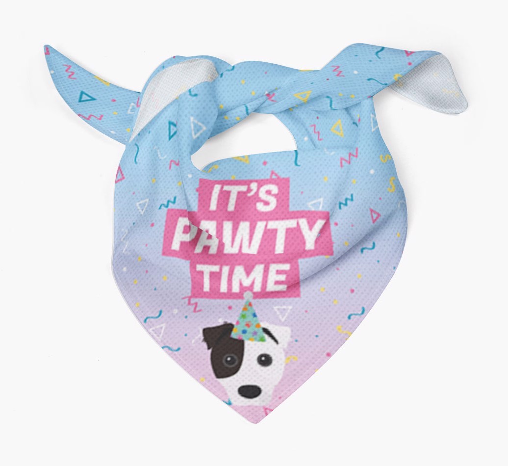 It's Pawty Time: Personalised {breedFullName} Bandana