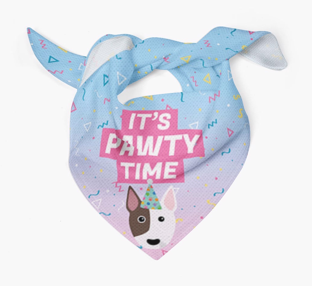 It's Pawty Time: Personalised {breedFullName} Bandana