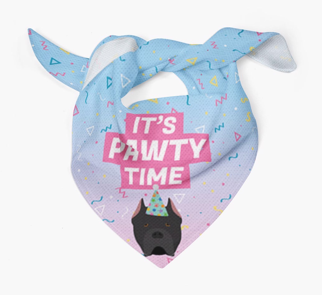 It's Pawty Time: Personalised {breedFullName} Bandana