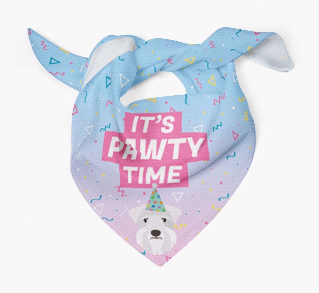 It's Pawty Time: Personalised {breedFullName} Bandana