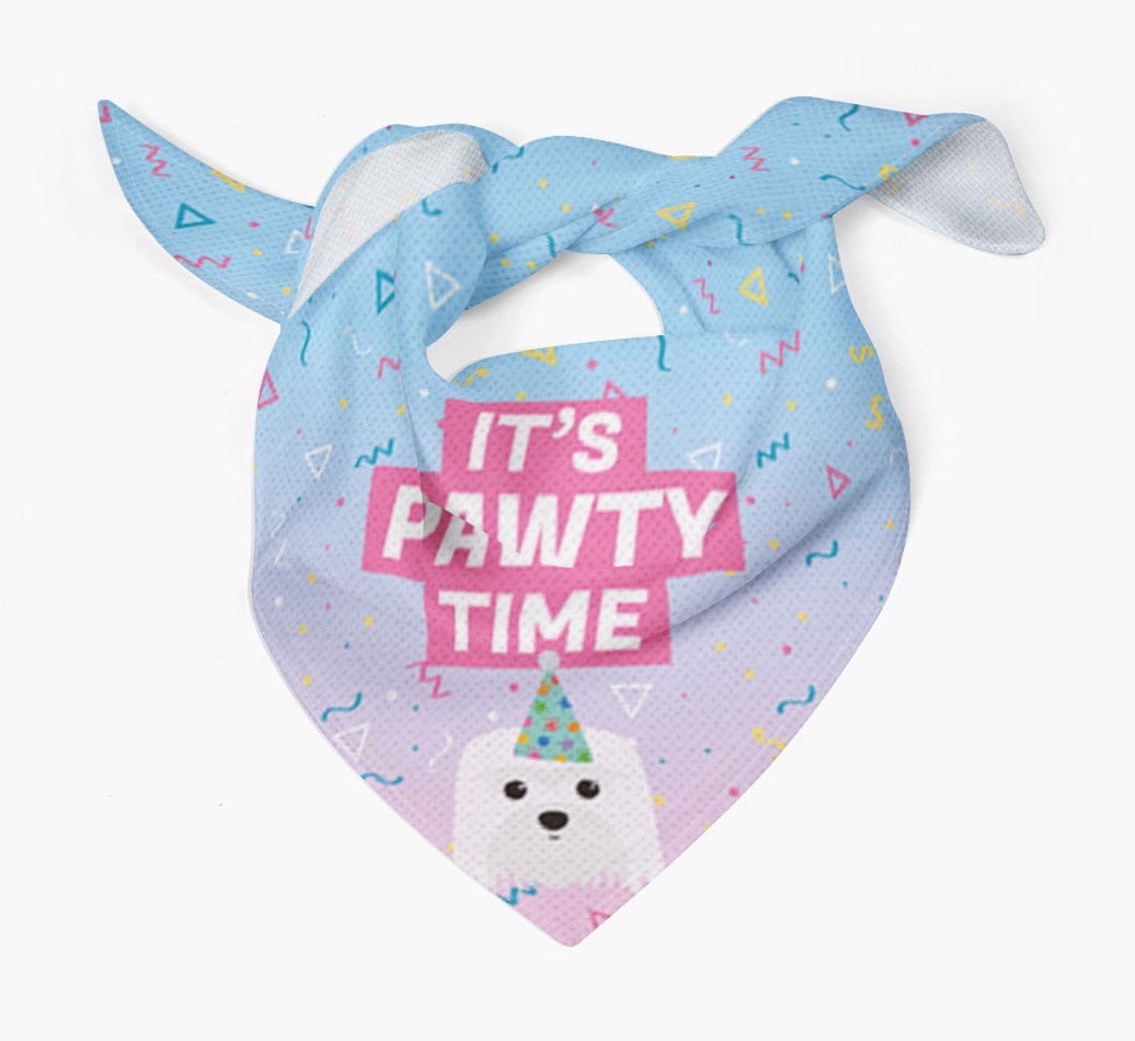 It's Pawty Time: Personalised {breedFullName} Bandana