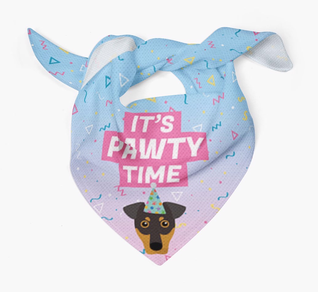It's Pawty Time: Personalised {breedFullName} Bandana