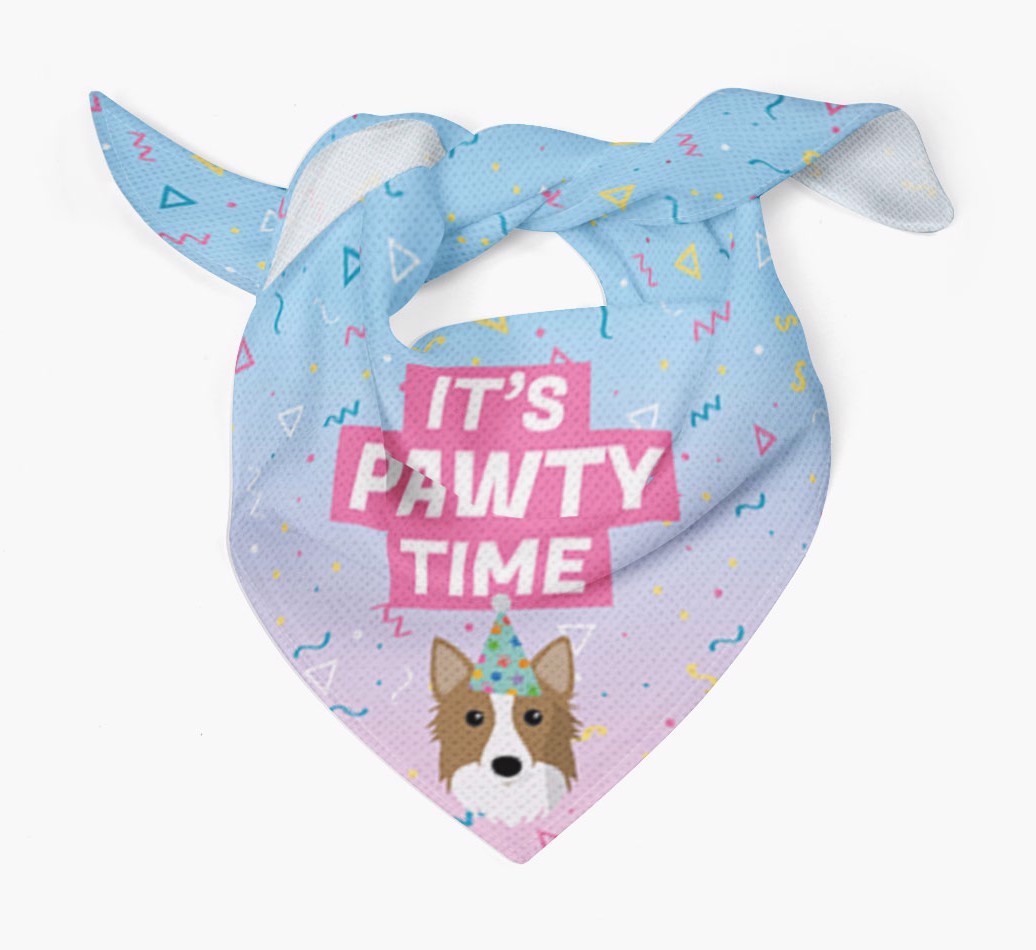 It's Pawty Time: Personalised {breedFullName} Bandana