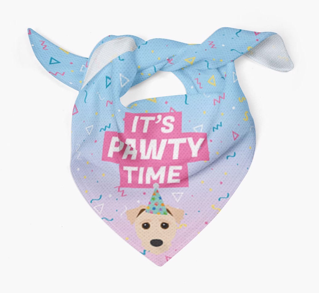 It's Pawty Time: Personalised {breedFullName} Bandana