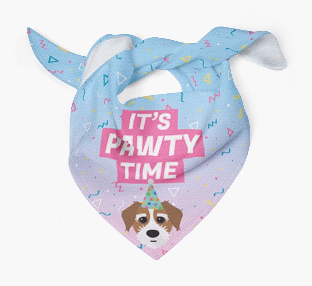 It's Pawty Time: Personalised {breedFullName} Bandana