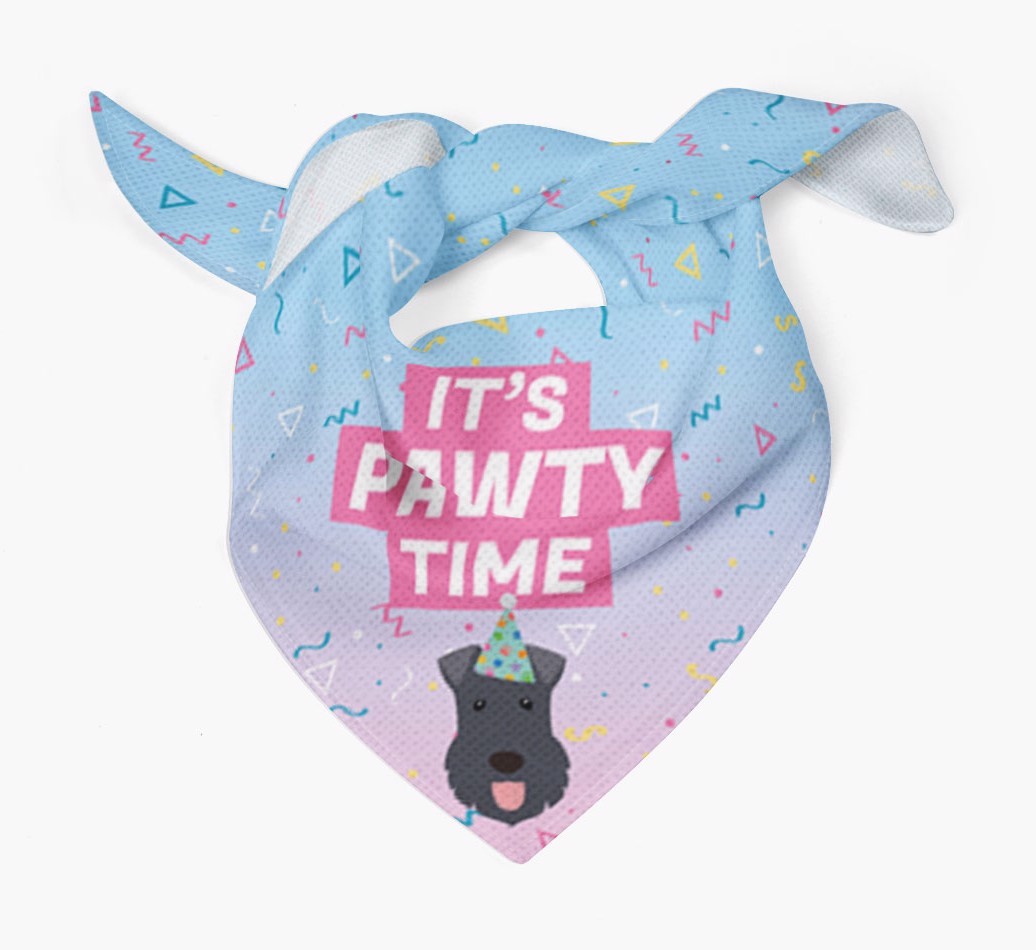 It's Pawty Time: Personalised {breedFullName} Bandana
