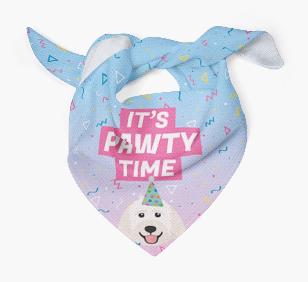 It's Pawty Time: Personalised {breedFullName} Bandana