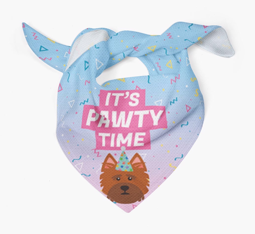 It's Pawty Time: Personalised {breedFullName} Bandana