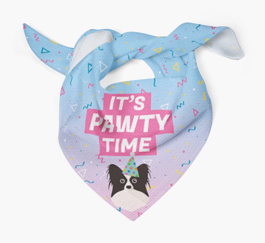 It's Pawty Time: Personalised {breedFullName} Bandana