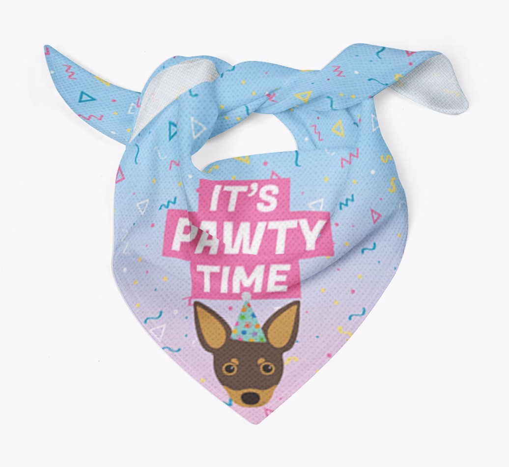 It's Pawty Time: Personalised {breedFullName} Bandana