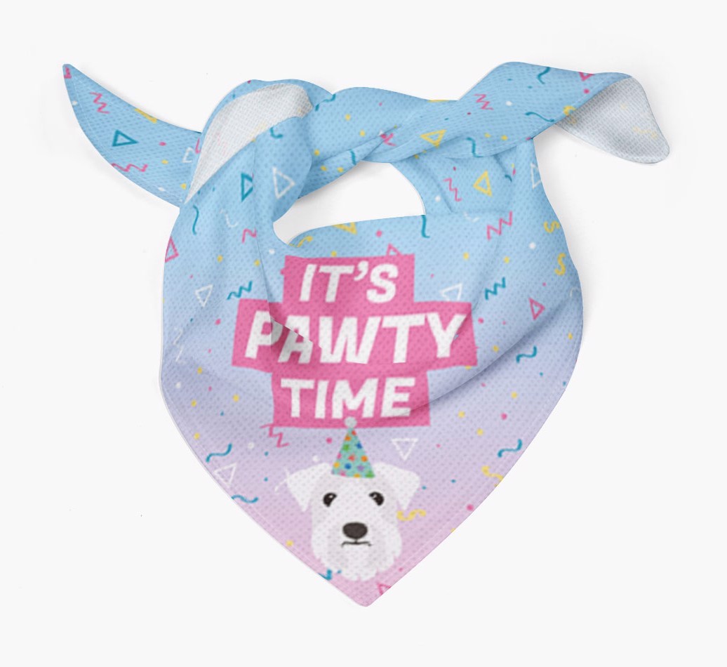 It's Pawty Time: Personalised {breedFullName} Bandana