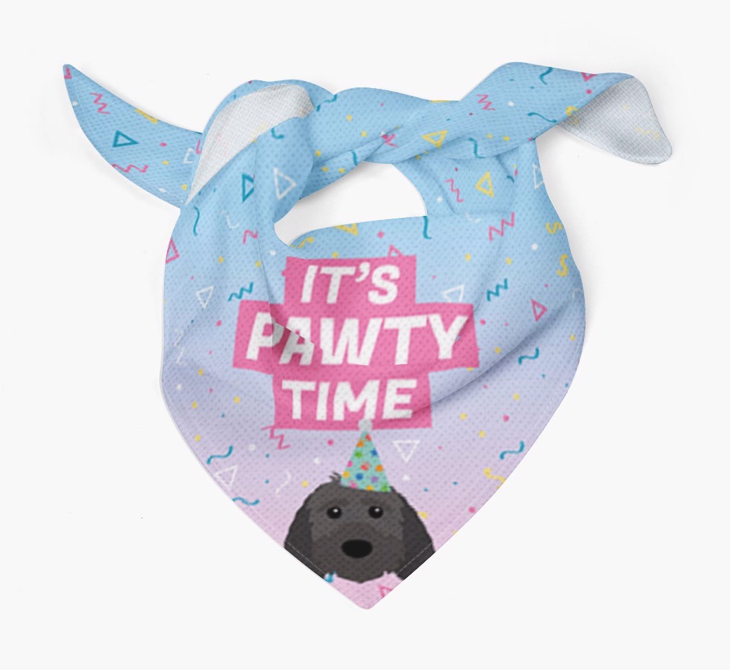 It's Pawty Time: Personalised {breedFullName} Bandana