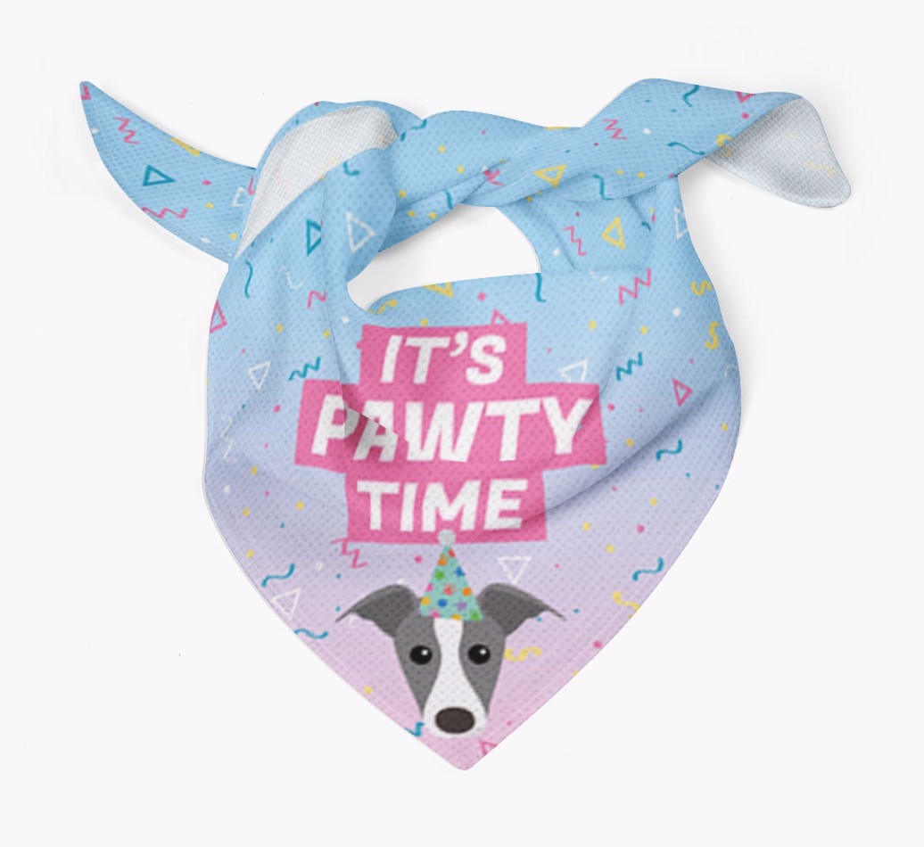 It's Pawty Time: Personalised {breedFullName} Bandana