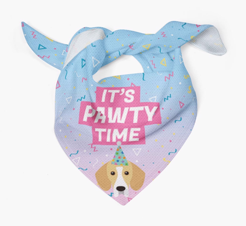It's Pawty Time: Personalized {breedFullName} Bandana