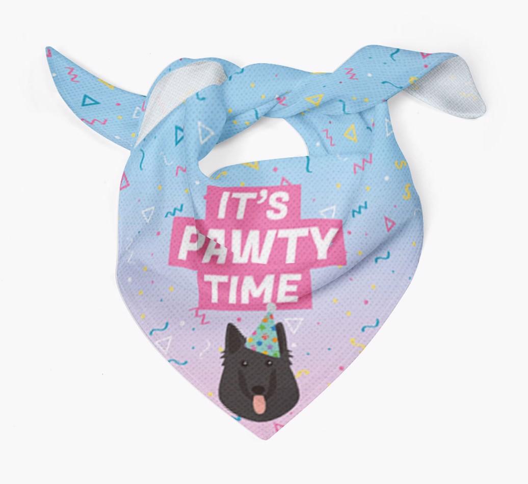 It's Pawty Time: Personalized {breedFullName} Bandana