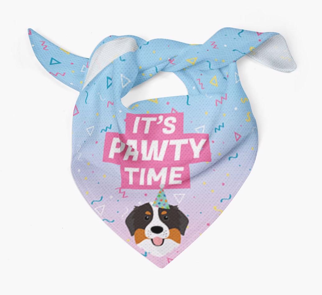 It's Pawty Time: Personalized {breedFullName} Bandana