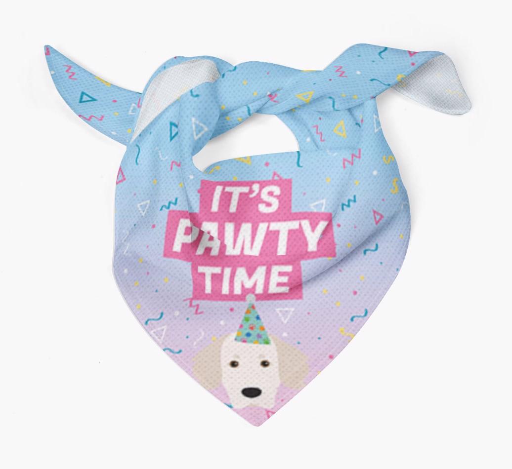 It's Pawty Time: Personalized {breedFullName} Bandana