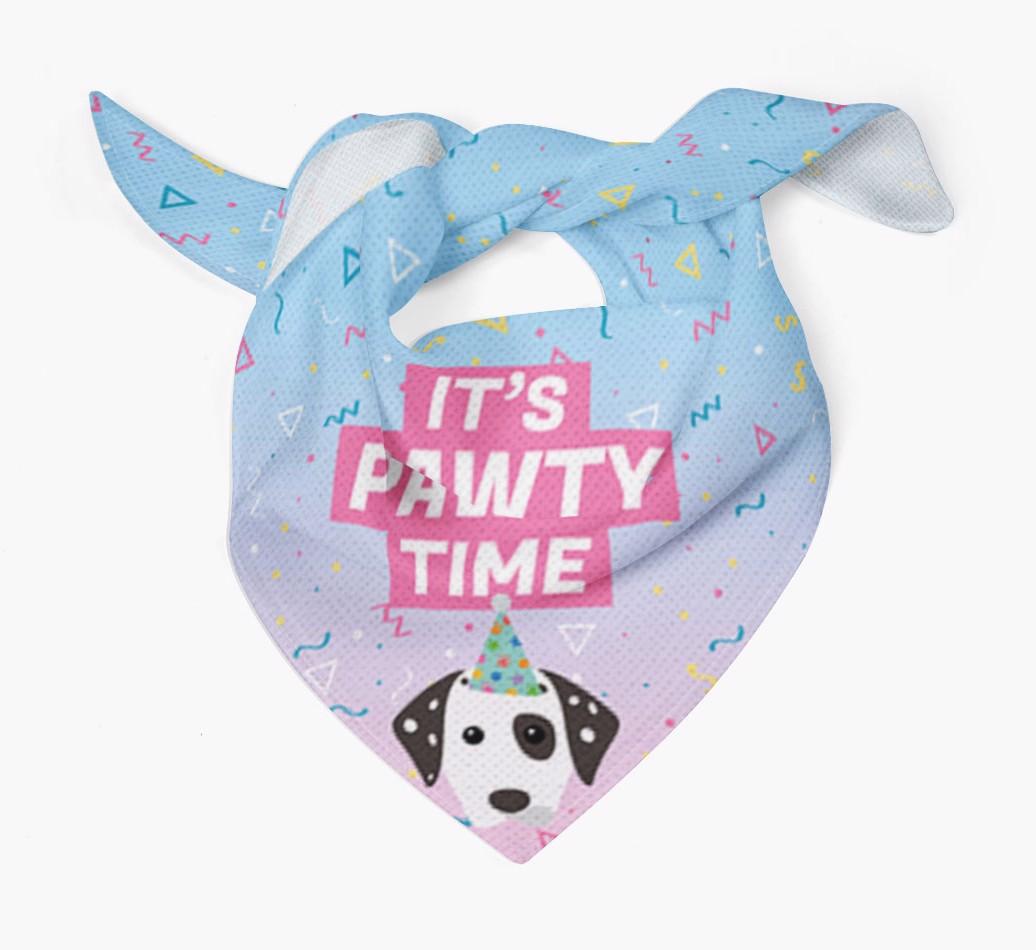 It's Pawty Time: Personalized {breedFullName} Bandana