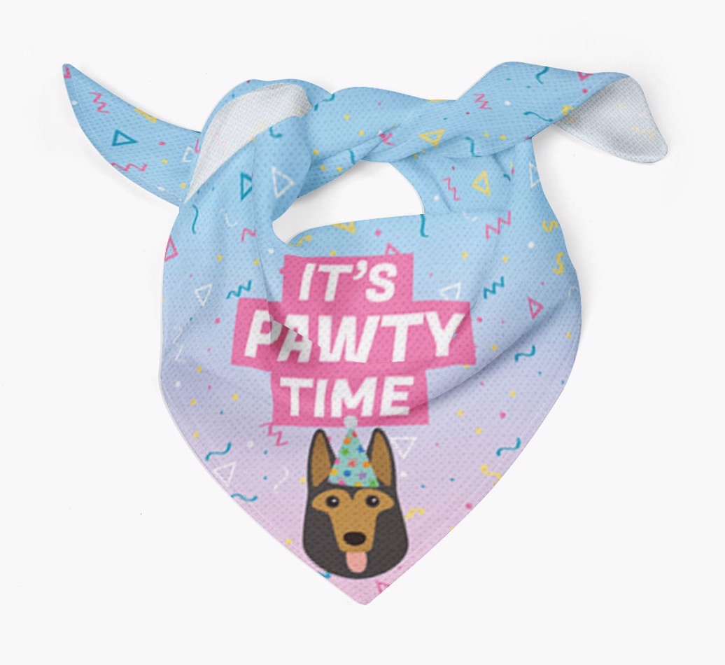 It's Pawty Time: Personalized {breedFullName} Bandana