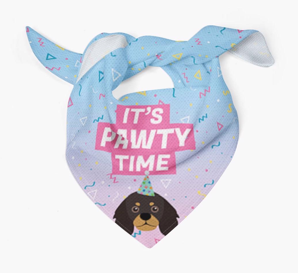 It's Pawty Time: Personalized {breedFullName} Bandana