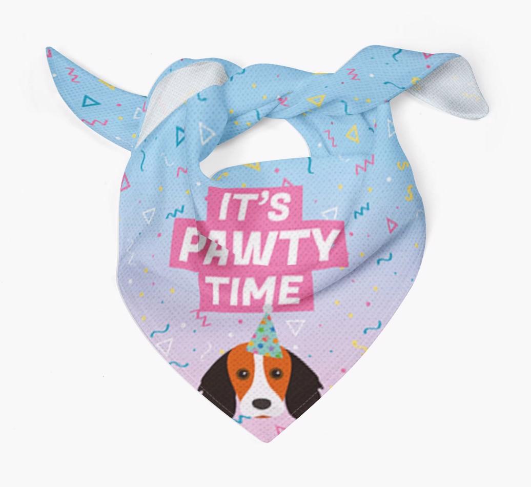 It's Pawty Time: Personalized {breedFullName} Bandana