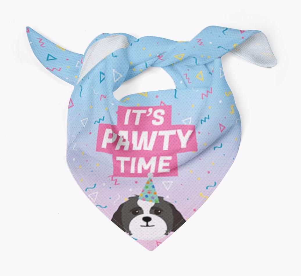 It's Pawty Time: Personalized {breedFullName} Bandana