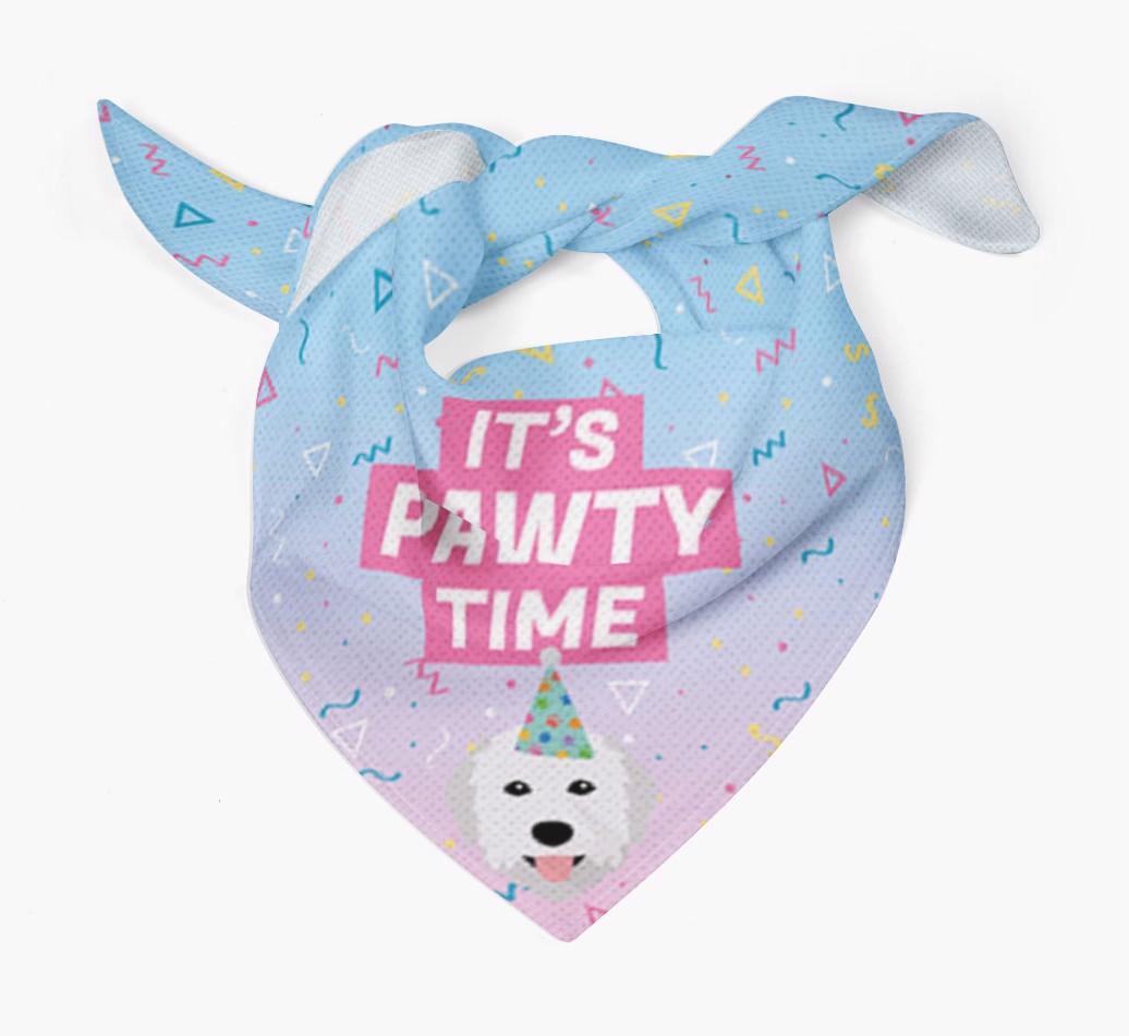 It's Pawty Time: Personalized {breedFullName} Bandana
