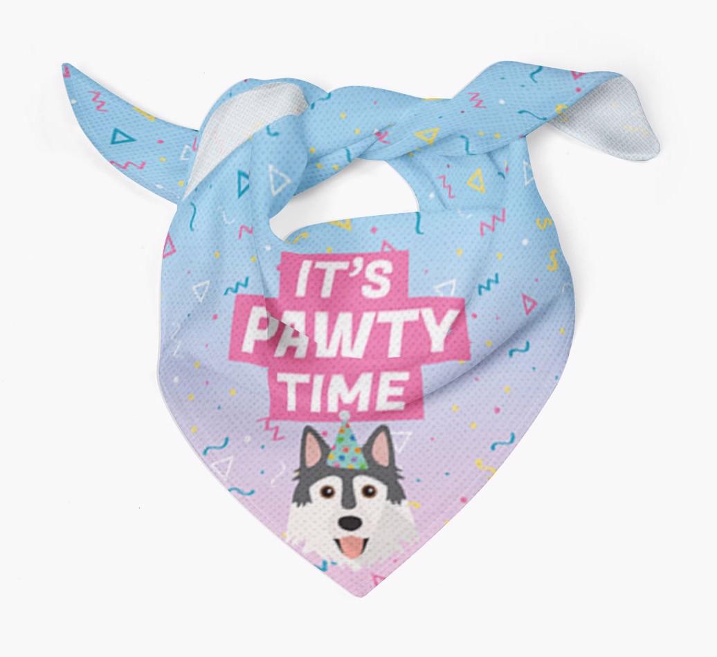 It's Pawty Time: Personalized {breedFullName} Bandana