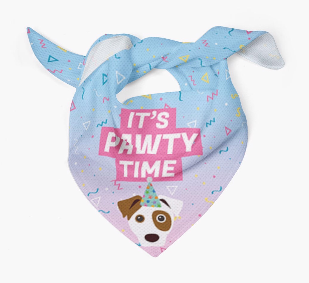 It's Pawty Time: Personalized {breedFullName} Bandana
