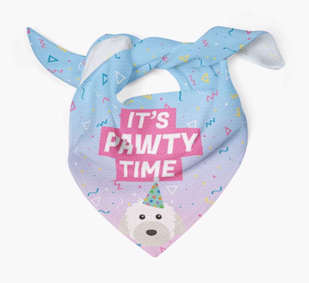 It's Pawty Time: Personalized {breedFullName} Bandana