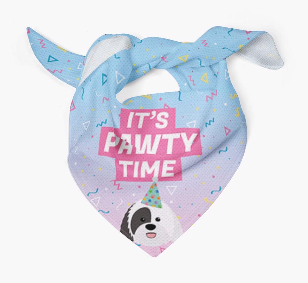 It's Pawty Time: Personalized {breedFullName} Bandana