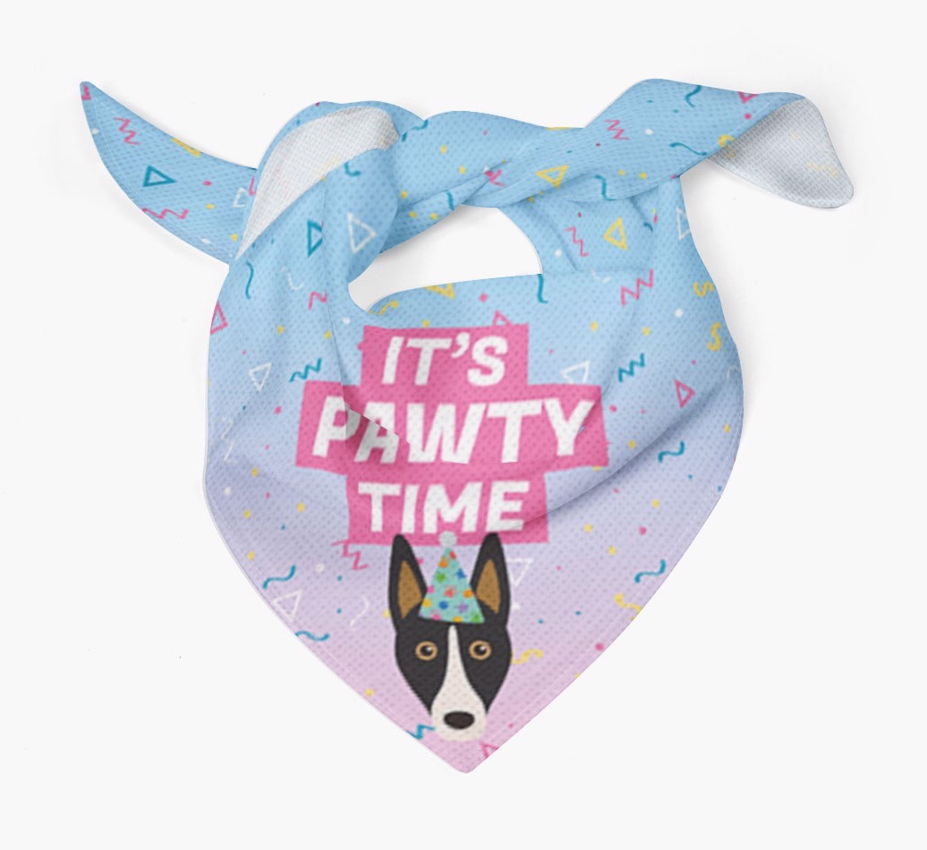 It's Pawty Time: Personalized {breedFullName} Bandana
