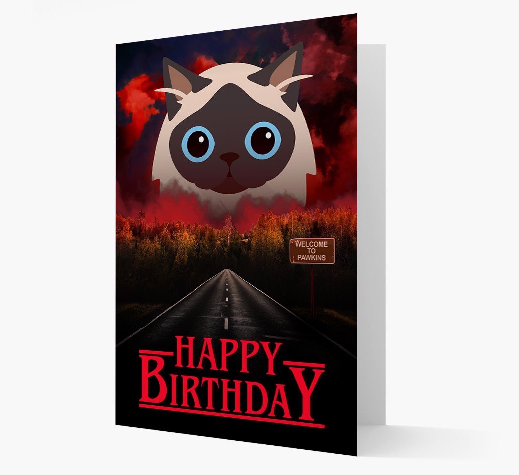 Happy Birthday From Pawkins: Personalised {breedCommonName} Card