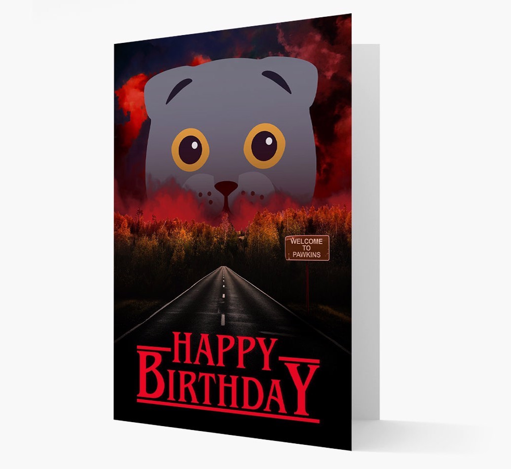 Happy Birthday From Pawkins: Personalised {breedCommonName} Card