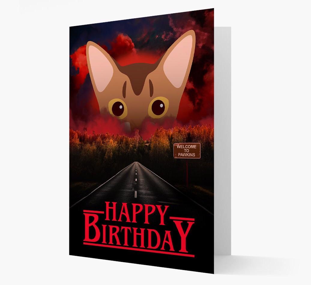 Happy Birthday From Pawkins: Personalized {breedCommonName} Card