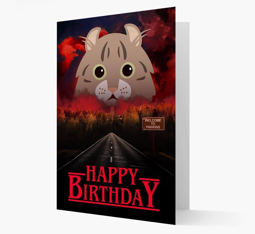 Happy Birthday From Pawkins: Personalized {breedCommonName} Card