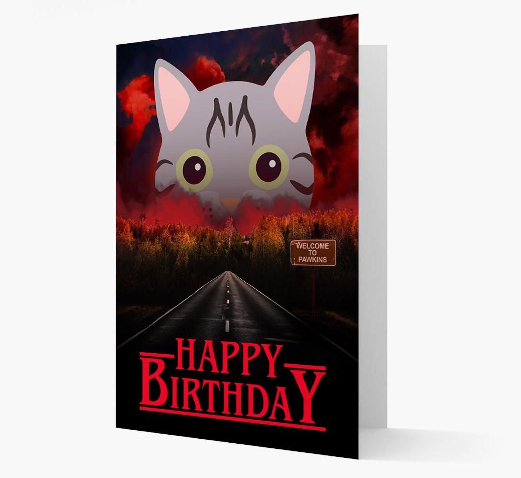 Happy Birthday From Pawkins: Personalized {breedCommonName} Card