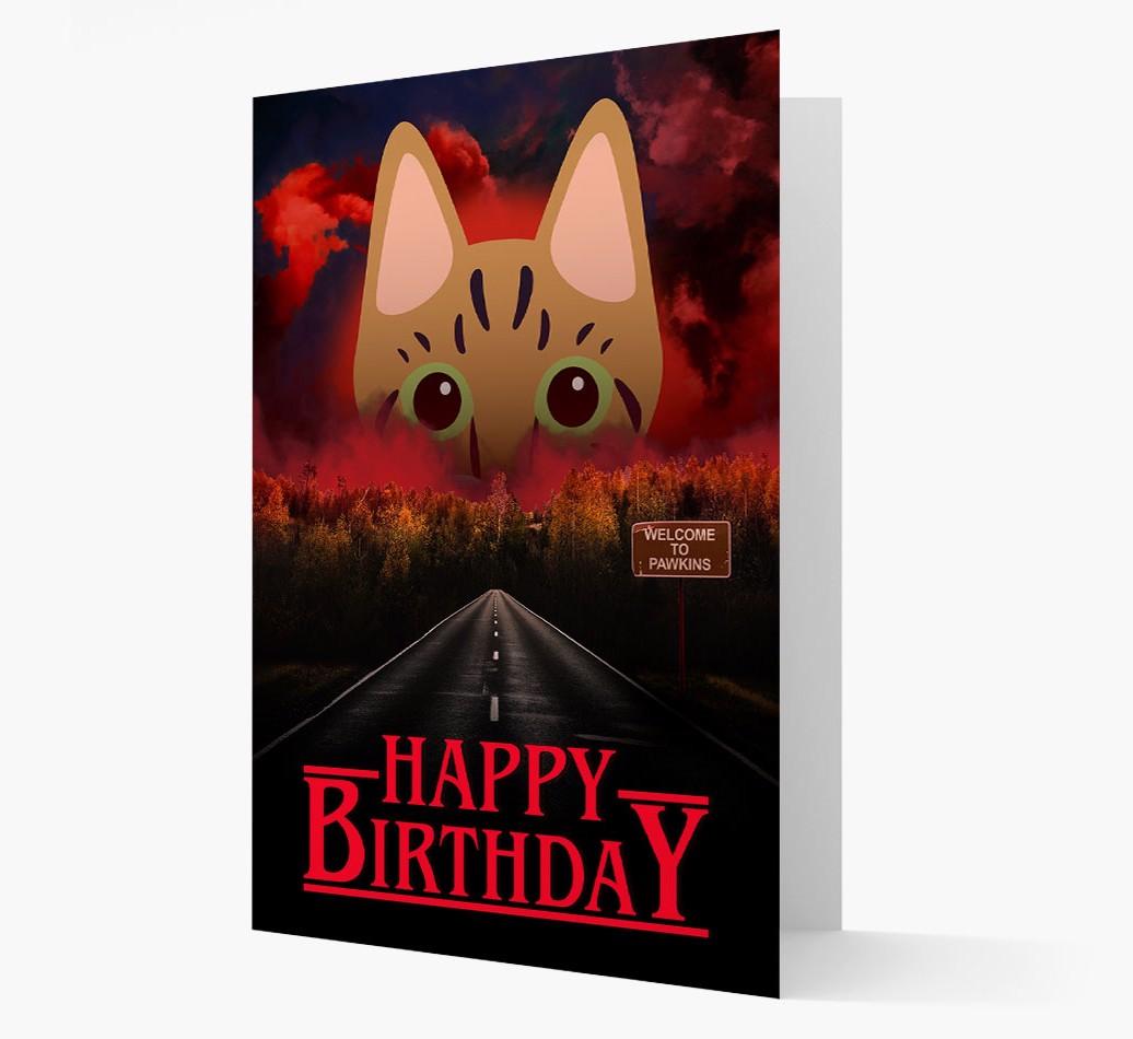 Happy Birthday From Pawkins: Personalized {breedCommonName} Card