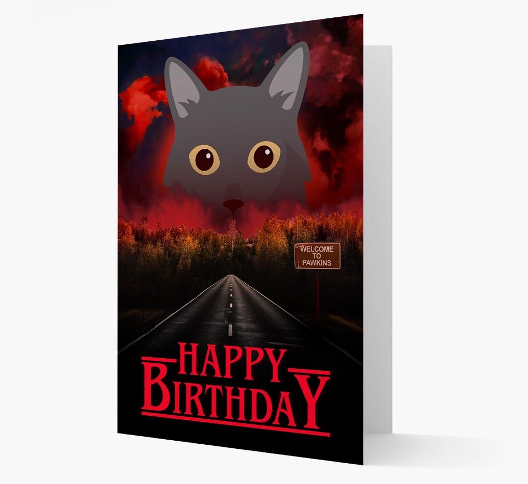 Happy Birthday From Pawkins: Personalized {breedCommonName} Card