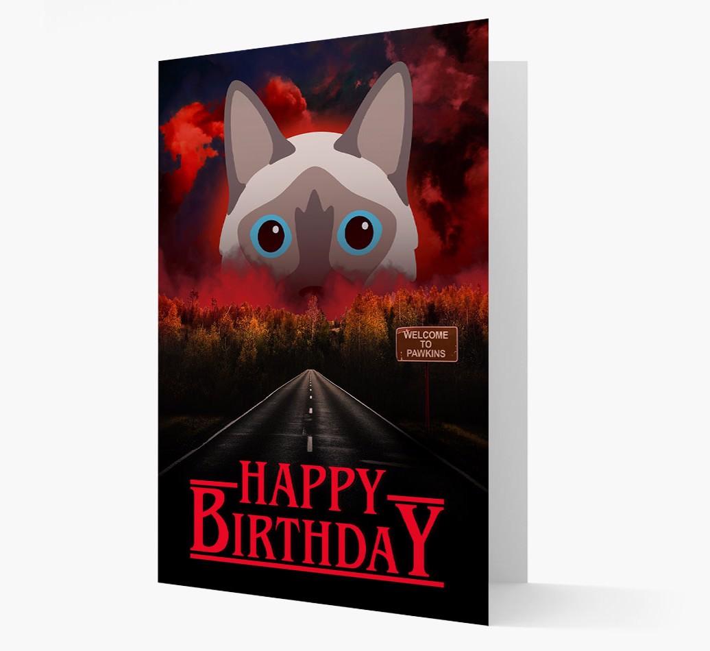 Happy Birthday From Pawkins: Personalized {breedCommonName} Card