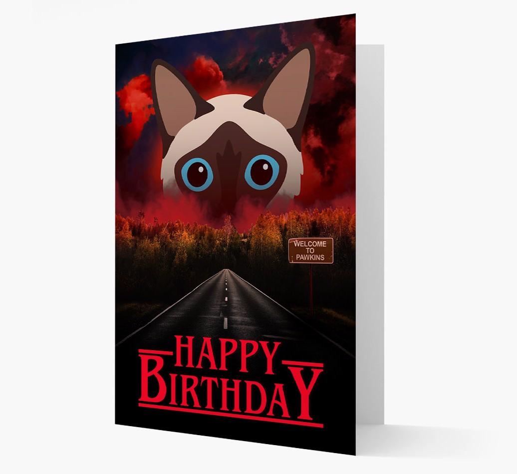 Happy Birthday From Pawkins: Personalized {breedCommonName} Card
